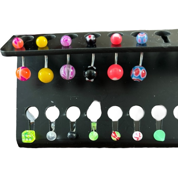 16 Gauge Belly Ring & Barbell Set - 13 Pc - Picture 3 of 5